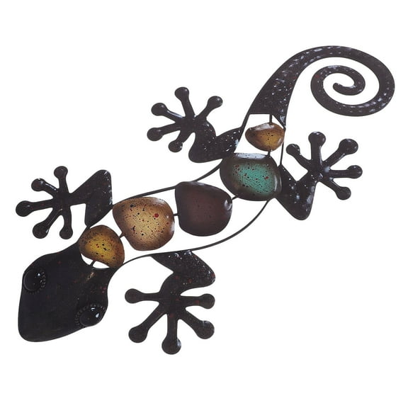HOMEMAXS  Gecko Wall Decor for Garden Fine Workmanship Ornament