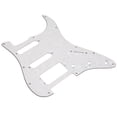thumbnail image 2 of Strong Anti-interference Ability Durable And Long Service Life Guitar Pick Guard, Electric Guitar Pickguard, Easy To Install For Beginner Most Electric Guitars GSSH53 White Pearl, 2 of 8