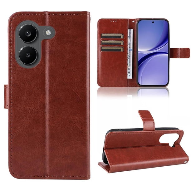 Funda tipo libro para Xiaomi Poco X8 Pro, cartera todo‑en‑uno, funda multifuncional con tarjetero y correa de muñeca desmontable