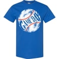 thumbnail image 3 of Inktastic Game Day Distressed Baseball T-Shirt, 3 of 5