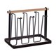 thumbnail image 1 of Estante para secar tazas, estante para vasos de agua de vidrio, soporte para vasos de drenaje de cocina, escurridor de vidrio para beber, soporte para Negro Macarena Estante de secado de botellas, 1 of 8