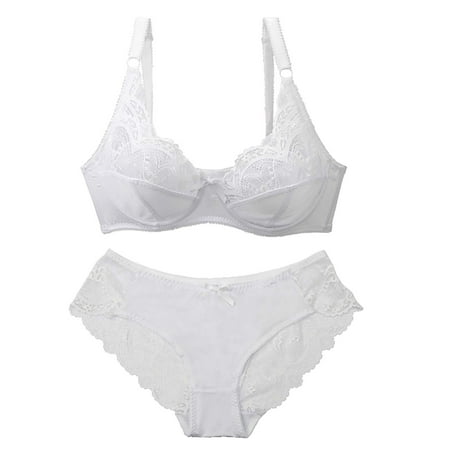 

Hesxuno Sexy Lingerie Set Ladies Lingerie Set Sexy Lace Sling Bra and Panties Summer Thin Lingerie Set