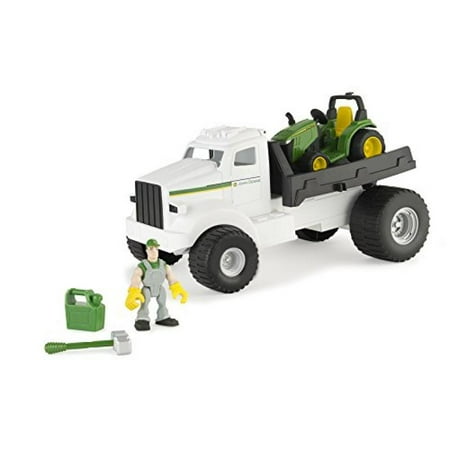 Hauler Truck - Ertl John Deere Gear Force Hauler Truck With Tractor