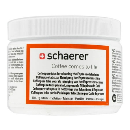 Schaerer 65221 Espresso Machine Cleaning Tablets - 100 / (Best Espresso Machine For Business)