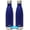Two Pack - Matte Dark Blue, variant on MIRA 17oz Stainless Steel Vacuum Insulated Water Bottle, Leak-Proof Double Walled Cola Shape, Lemon