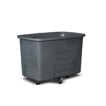 Toter 20 Cubic Feet 600 lbs. Capacity Heavy Duty Manual Cube Truck - Gray