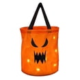 thumbnail image 1 of Glow In The Dark Halloween Candy Bag LED Light Up Party Tote Reusable For Trick Or Treat, 1 of 8