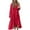 Red, variant on Wdfiry Button Down Shirt Dress for Womens Long Sleeve Cotton Linen Dressy Dress with Pockets Turn Down Collar Plus Size Casual Dress, S-5XL