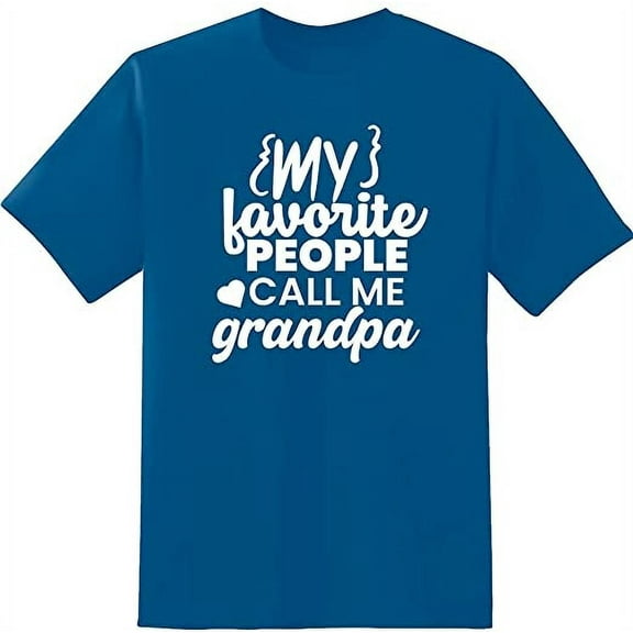 RedBarn My Favorite People Call Me Grandpa Love Tee Grandpa Gift From Family Sarcastic Graphic T Shirt
