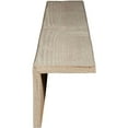 thumbnail image 3 of Ekena Millwork 12"W x 6"H x 10'L 2-Sided (L-beam) Rough Sawn Endurathane Faux Wood Ceiling Beam, White Washed, 3 of 17