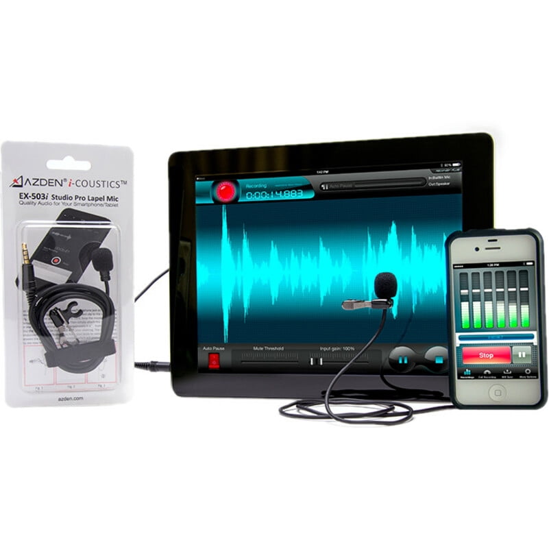 Studio Pro Lapel Microphone for Smartphones & Tablets