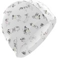 thumbnail image 1 of FYBTO Swimming Cap Hand Drawn Grey Spot Dog Unisex Adult FYBTO Polyester, 1 of 4