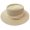 Beige, variant on Woven Straw Sun Hat with Adjustable Drawstring, Wide Brim Beach Cap for Women Summer Vacation Travel
