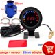 thumbnail image 1 of Round Lcd Digital Car Truck Water Temp Gauge Temperature Sensor Temperatura Moto + Voltmeter Volt Voltage Meter 2 In 1 12v 24v, 1 of 1