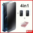 thumbnail image 1 of Vidrio Templado Antiespía 4 En 1 Xiaomi Redmi Note 11 11S 11T 10 10S 10C 10T 9 9S 9A 9C 9T 8 7 POCO X3 M3 M4 Pro A1 12C Cubierta Completa Anti Espía Privacidad Protector De Pantalla Privada Fil, 1 of 3