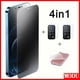 thumbnail image 2 of Vidrio Templado Antiespía 4 En 1 Xiaomi Redmi Note 11 11S 11T 10 10S 10C 10T 9 9S 9A 9C 9T 8 7 POCO X3 M3 M4 Pro A1 12C Cubierta Completa Anti Espía Privacidad Protector De Pantalla Privada Fil, 2 of 4