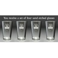 thumbnail image 2 of Kirby Irish Coat of Arms Pint Glasses - Set of 4 (Sand Etched), 2 of 2