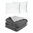 thumbnail image 1 of Edredón Dos vistas Queen Size Rogga Gris Oxford - Gris Perla + Almohada Osos 2, 1 of 8
