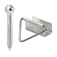 thumbnail image 2 of Make 2 Fit PL 7762 7/16 inch Screen Bottom Latch with Screws, Mill Finish (4-pack), 2 of 4