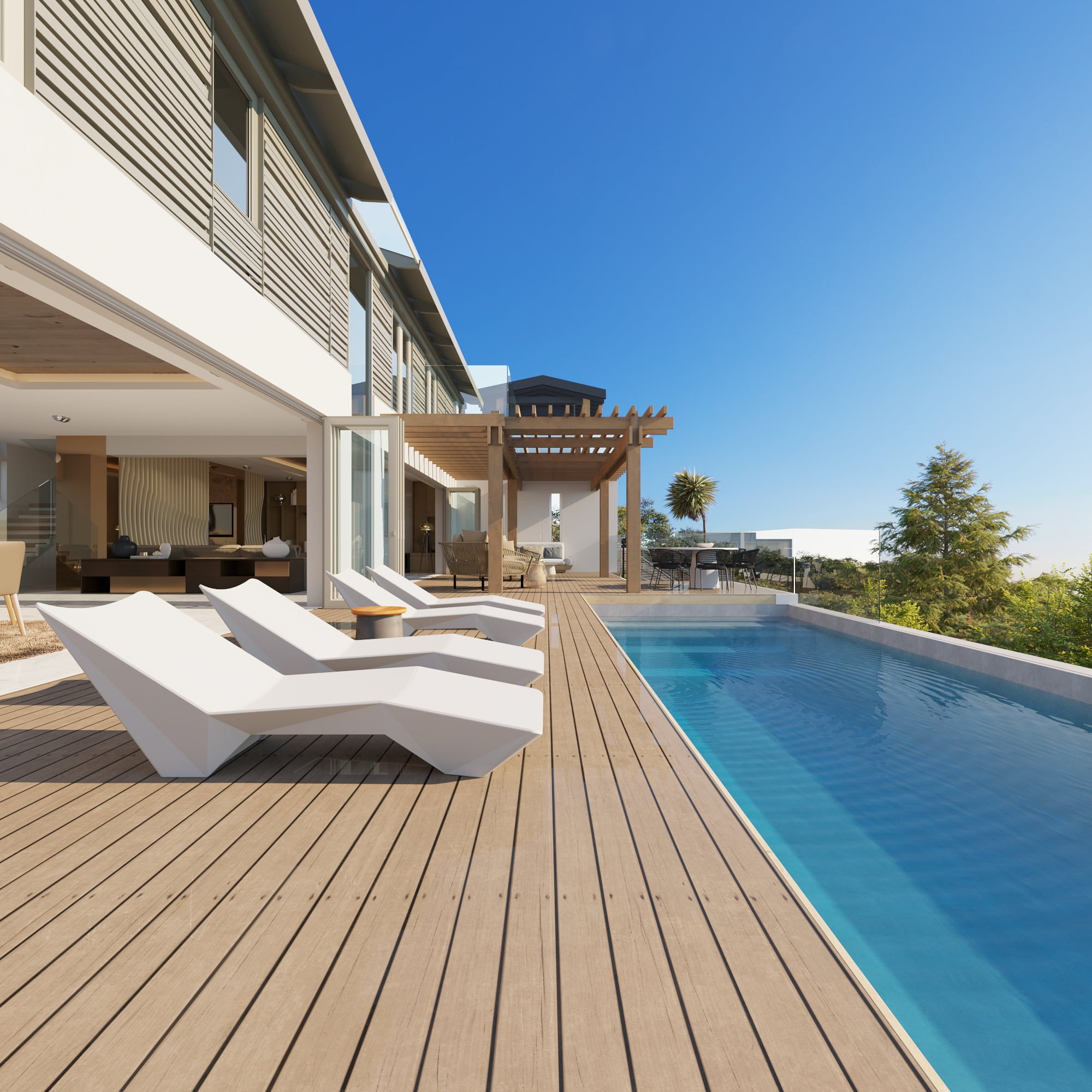 S-shaped Pool Lounger, Comfortable and Breathable, Essential for Outdoor Relaxation
