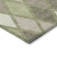 thumbnail image 4 of Addison Rugs Chantille Indoor/Outdoor Transitional Diamonds Aloe Washable Rectangle Rug, 1'8" x 2'6", 4 of 6