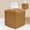Camel, variant on Minzimin 1 Pack Tissue Box Cover, Square PU Leather Tissue Holder, Decorative Facial Tissue Cube Paper Organizer Dispenser for Bathroom, Night Stands, Desk, 5X5X5''