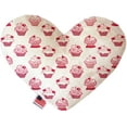thumbnail image 1 of Cupcakes Fantaisie Roses Jouet pour Chien en Forme de Cœur en Toile de 6 Pouces, 1 of 1