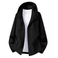thumbnail image 6 of Fall Jackets for Women Waterproof Windbreaker Zip Up Hooded Outdoor Rain Jacket with Multi Pockets for Hiking Travel Workwear, 6 of 10