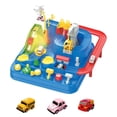 thumbnail image 2 of Para niños, vagones de juguete, pistas de carreras, coches de aventura, juguetes preescolares para niños Estilo 5 con 3 coches, 2 of 6