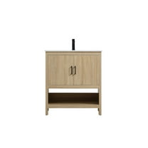 Elegant Kitchen and Bath Ira 30 Inch Single Bathroom Vanity In Mango Wood