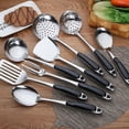 thumbnail image 1 of Experiencia culinaria profesional, diseño ergonómico de mango de cisne, utensilios de cocina de acero inoxidable, juego de herramientas de cocina adecuado para restaurantes de hoteles con asas de, 1 of 5