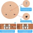 thumbnail image 7 of 3 Set Portable Dart Board Mounting Bracket With Screws Nails Stabilisers Dartboard Hanging Hardware Wall Kit for Steel Dart Games Accessories Kits, 7 of 7