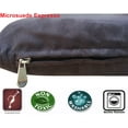 thumbnail image 6 of Dogbed4less 34"x27"x3" Memory Foam Platform Bed for Small to Medium Dog, Microsuede Espresso Cover, 6 of 7