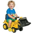 thumbnail image 2 of HOMCOM Ride On Bulldozer, Pull Cart Kids Sit & Scoot Construction Toy with Horn, Storage, Shovel for Sand and Snow, Ages 3 Years Old, 2 of 9