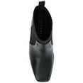 thumbnail image 5 of Journee Womens Harlowe Chelsea Knit and Vegan Leather Booties, Widths Available, 5 of 10