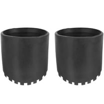 unbranded 2 Pcs Ladder Hooks for Roof Ladder Foot Cover Ladder Feet Covers 8.5X8.5CM Black