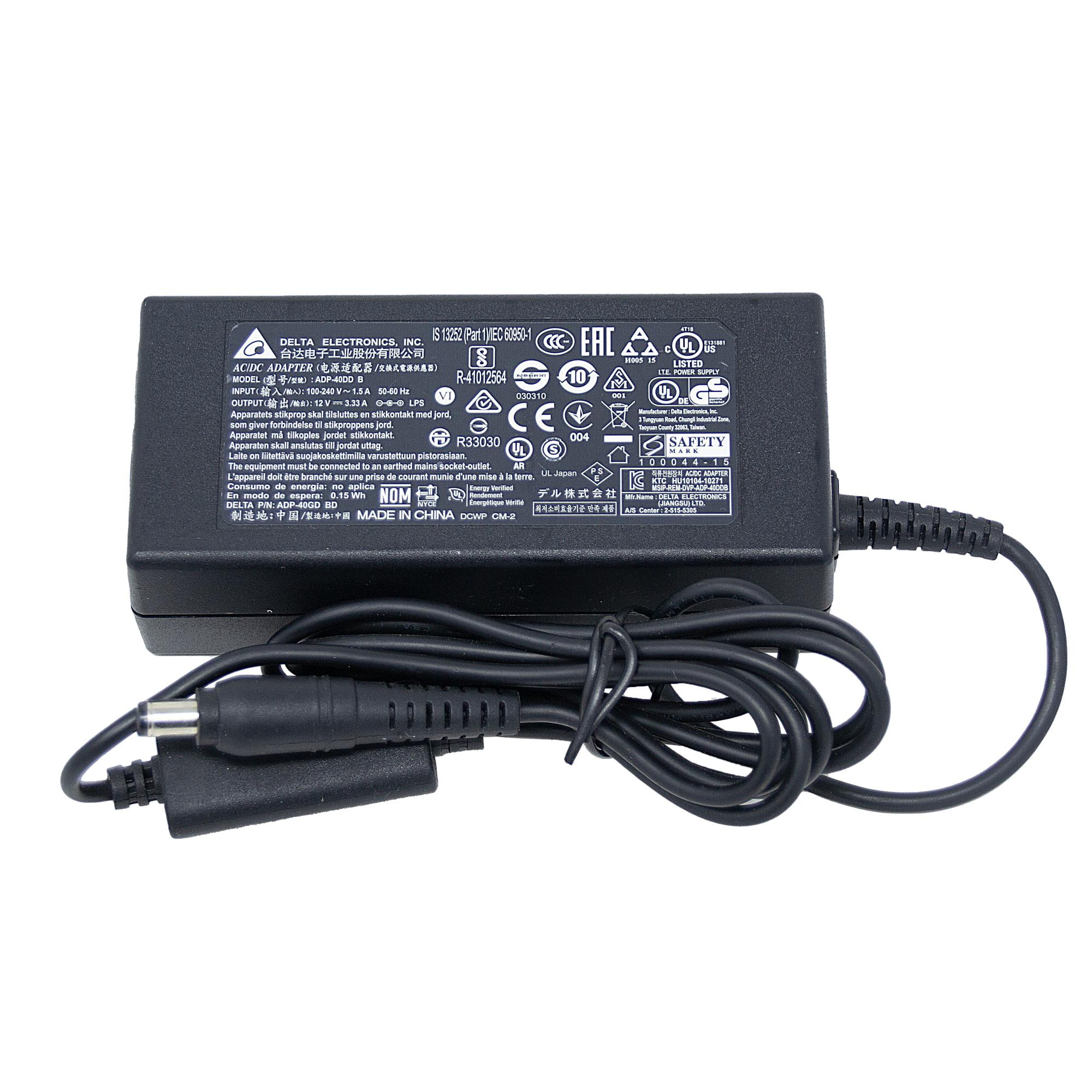 Dell 12V  Monitor Power Supply AC Adapter Compatible with S2218H  S2218M S2318H S2318HN S2318HX S2318M S2318NX S2319H S2319HN S2319NX S2419H  S2419HN S2419NX S2719H S2719HN S2719NX 