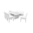 thumbnail image 2 of Table de Salle à Manger Patio Rectangulaire Monaco avec 8 Chaises Sans Bras, 2 of 2