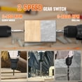 thumbnail image 4 of Taladro Inalámbrico LiTHELi 20V Sin Escobillas 2 Velocidades 530 In-lbs, 4 of 8
