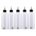 thumbnail image 1 of TISHITA Fityle 5 Pcs 250ml Plastic Liquid Ink Pigment Painting Bottles with Twist Top Caps, 1 of 6