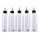 thumbnail image 1 of 5 botellas de plástico vacías con tapones cuentagotas de boquilla giratoria negra de 250 ml Yuyangstore Botellas de pigmento de tinta para aerógrafo, 1 of 6