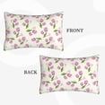 thumbnail image 2 of Rateoe Tulips Flowers Pattern Pillow Covers with Invisible Zipper(Pillows are not Included) Standard Pillowcases-20"x30", 2 of 6