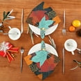 thumbnail image 4 of GZHJMY Cloth Napkin Thanksgiving Fall Vibrant Maple Kitchen Dining Table Decor for Family Gathering Dinner Napkin Party Favors 1 Pack 20" × 20", 4 of 6