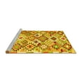 thumbnail image 2 of Ahgly Company Machine Washable Indoor Rectangle Southwestern Yellow Country Area Rugs, 7' x 9', 2 of 4