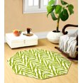 thumbnail image 2 of Furnish My Place Zebra Grassland Nomad Area Rug for Living Room, Dining Room, Kitchen, Bedroom, Made in India - 7' Octagon, 2 of 5