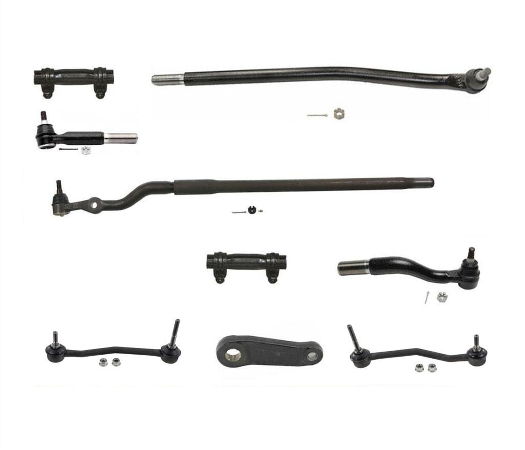 Fits 20002004 F250 F350 Super Duty 4x4 Pitman Arm & Tie Rods 9pc Kit