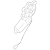 Genuine OE Mitsubishi Window Motor - MR987175