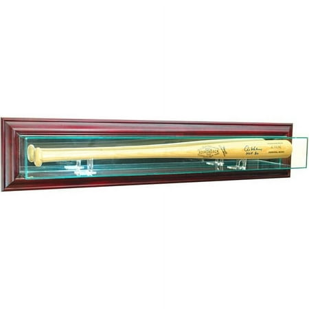 Perfect Cases - Wall Mounted Bat Display Case, Cherry Finish