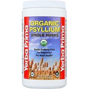 Organic Psyllium Whole Husks, 12 Ounce Fiber Supplement, Non GMO