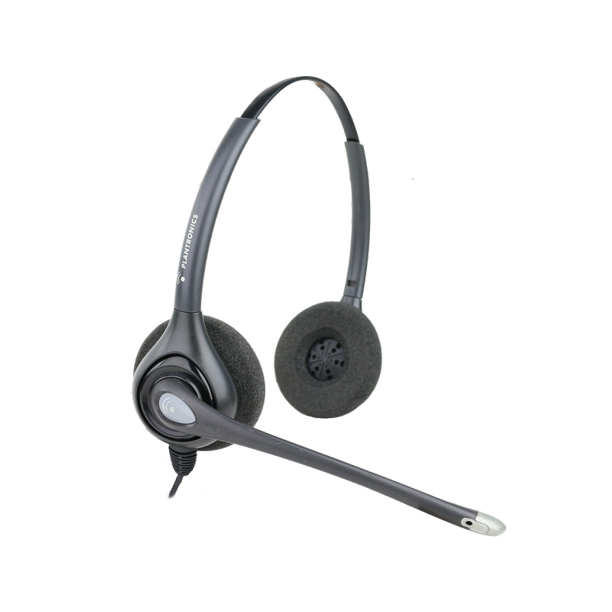 Plantronics HW261N DUO wired headset with Quick Disconnect feature ...